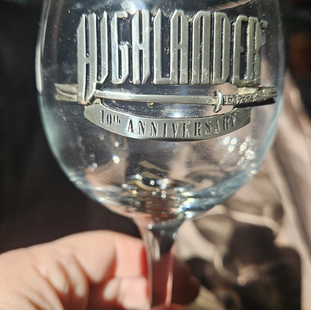 RARE HIGHLANDER Set of 4 Decorative Wine Goblets with Silver 10 Year Pewter Med.